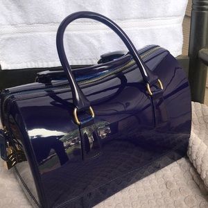 Large Furla clear bag, two handles